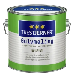Gulvmaling blank hvit 3l-Trestjerner