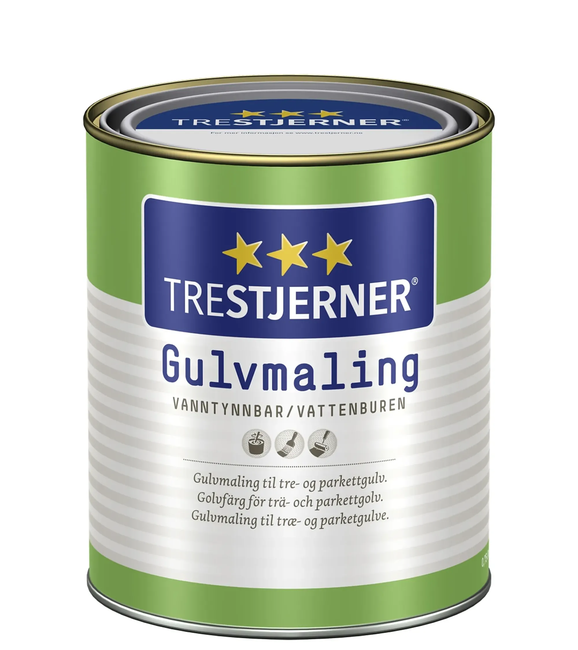 Gulvmaling halvblank C-Base 0,68l-Trestjerner Online