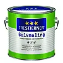 Gulvmaling matt hvit 3l-Trestjerner Sale