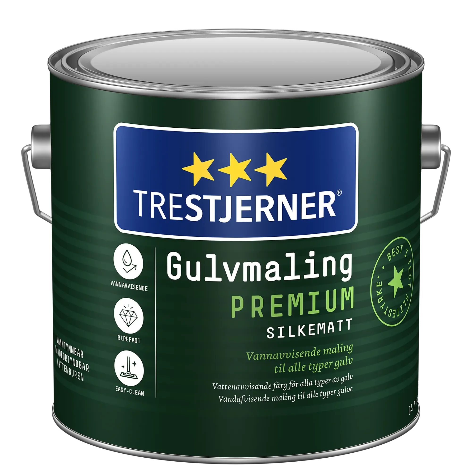 Gulvmaling premium C-Base 2,7l-Trestjerner New
