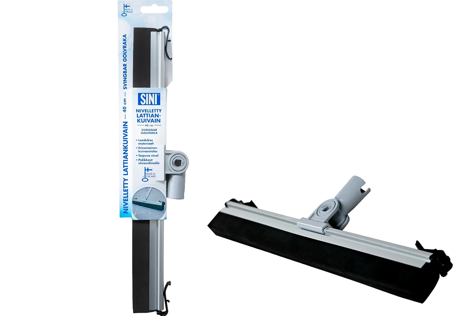 Gulvnal 40cm svingbar med klutfeste-Sini New