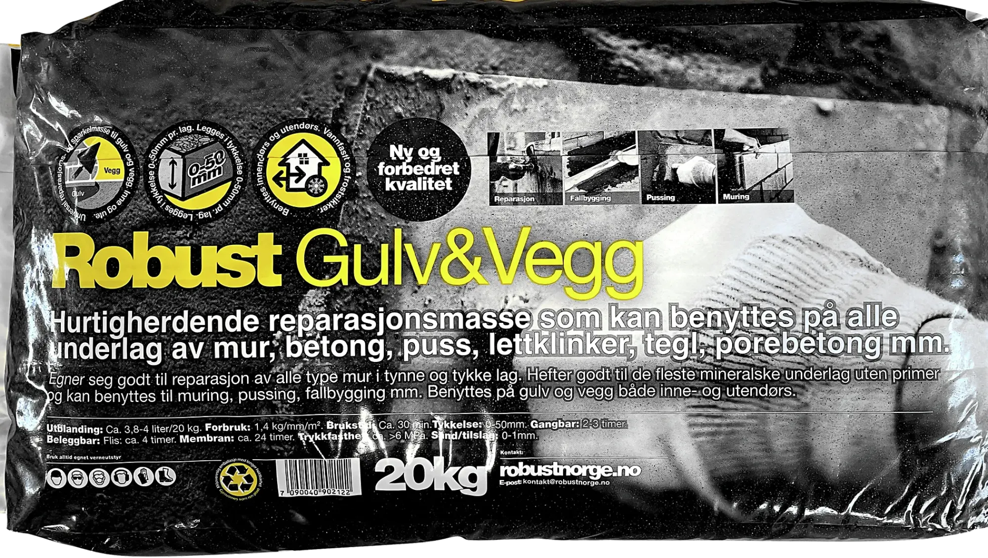 Gulv&Vegg 20kg-Robust New