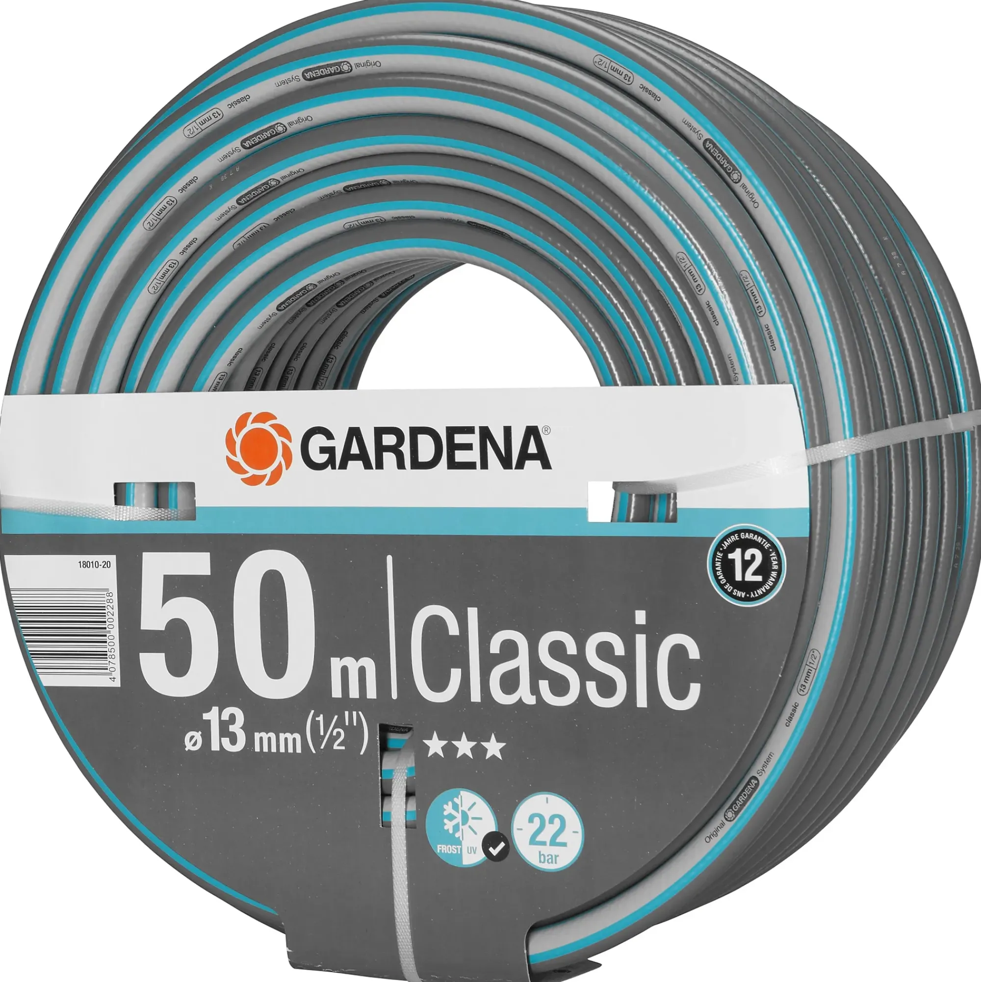 Hageslange Classic 1/2" 50m-Gardena Hot
