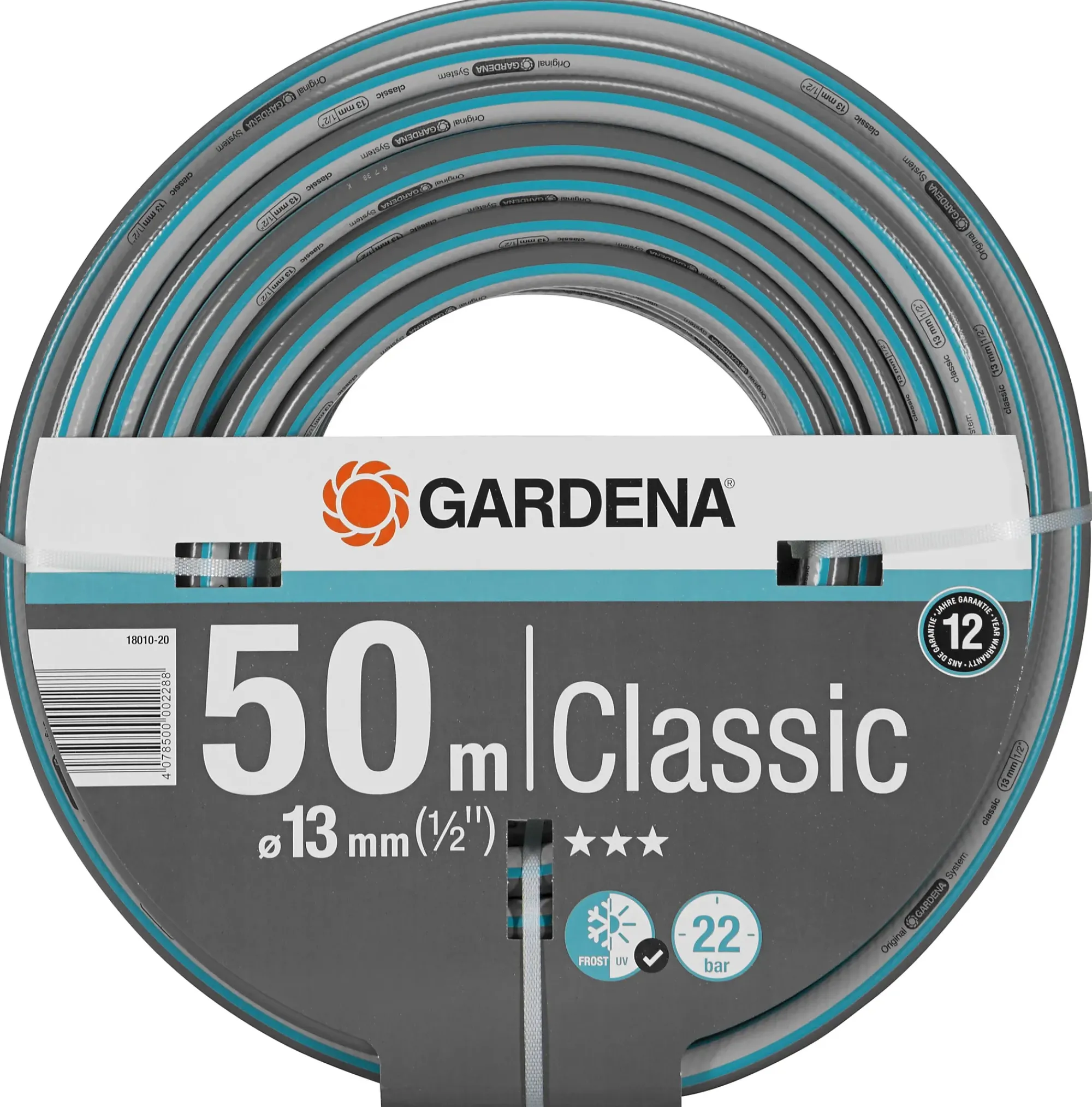 Hageslange Classic 1/2" 50m-Gardena Hot