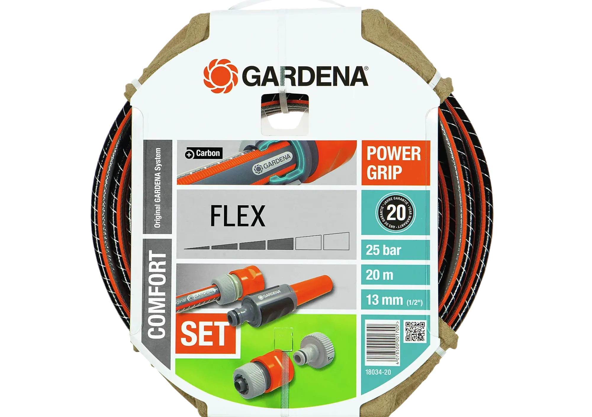 Hageslange med startsett Comfort Flex 1/2" 20m-Gardena New