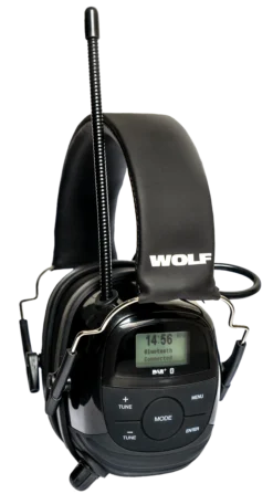 Headset Pro med bluetooth,DAB+, FM, Skjerm og mikrofon-Wolf Sale