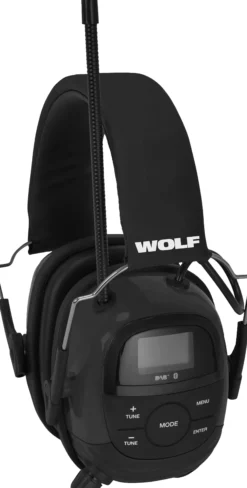 Headset Pro med bluetooth,DAB+, FM, Skjerm og mikrofon-Wolf Sale