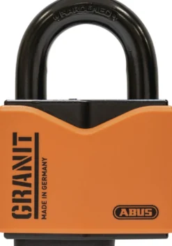 Hengelås 37/55 granit orange FG KL 3 med plus nøkkel-Abus Discount