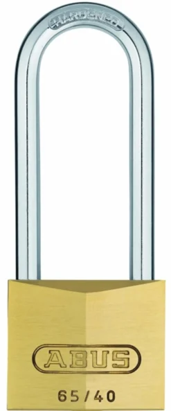 Hengelås 65/50 HB80 messing-Abus