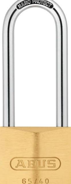 Hengelås 65/40 HB63 messing-Abus New
