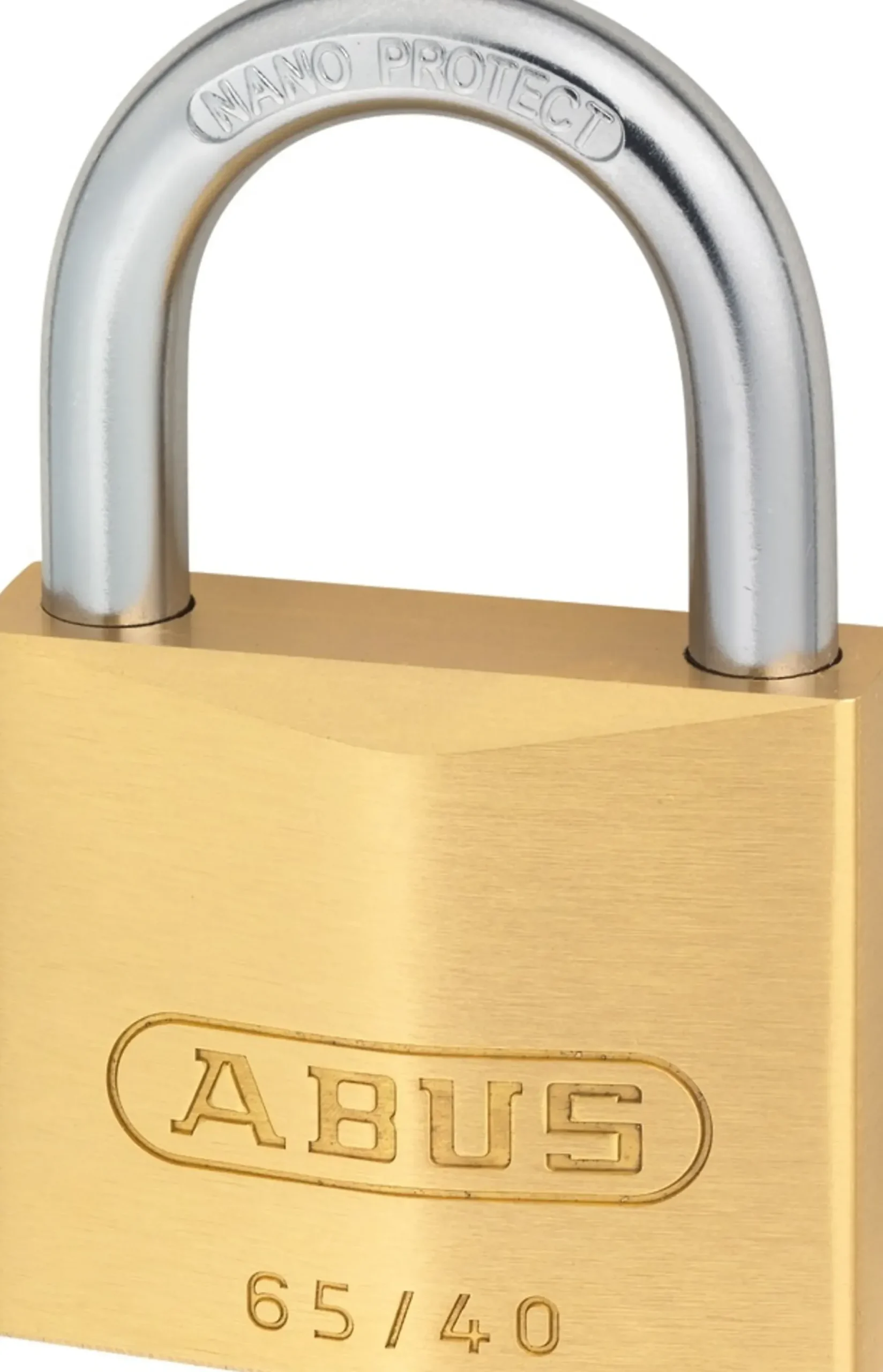 Hengelås 65/40 messing-Abus