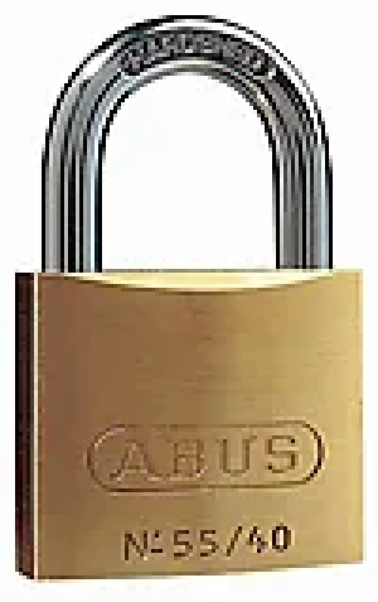 Hengelås 55/40 messing-Abus Best