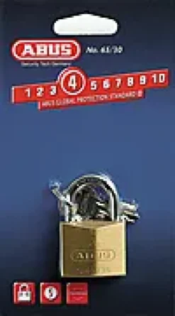 Hengelås 65/35 messing-Abus Discount