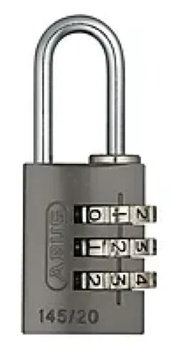 Hengelås 145/20 TITAN med 3-sifret kode-Abus New