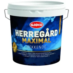 Herregård Maximal utendørsmaling hvit base 3l-Gjøco New
