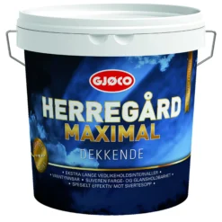 Herregård Maximal utendørsmaling hvit base 3l-Gjøco New