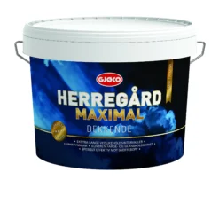 Herregård Maximal utendørsmaling oksydrød base 9l-Gjøco Outlet