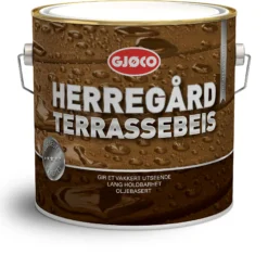 Herregård Terrassebeis oljebasert base C 2,7l-Gjøco Clearance