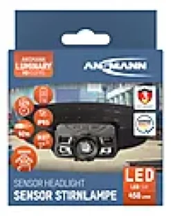Hodelykt led oppladbar med bevegelsessensor 450lm-Ansmann Hot