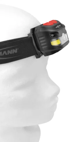 Hodelykt oppladbar med sensor 250lm-Ansmann Outlet