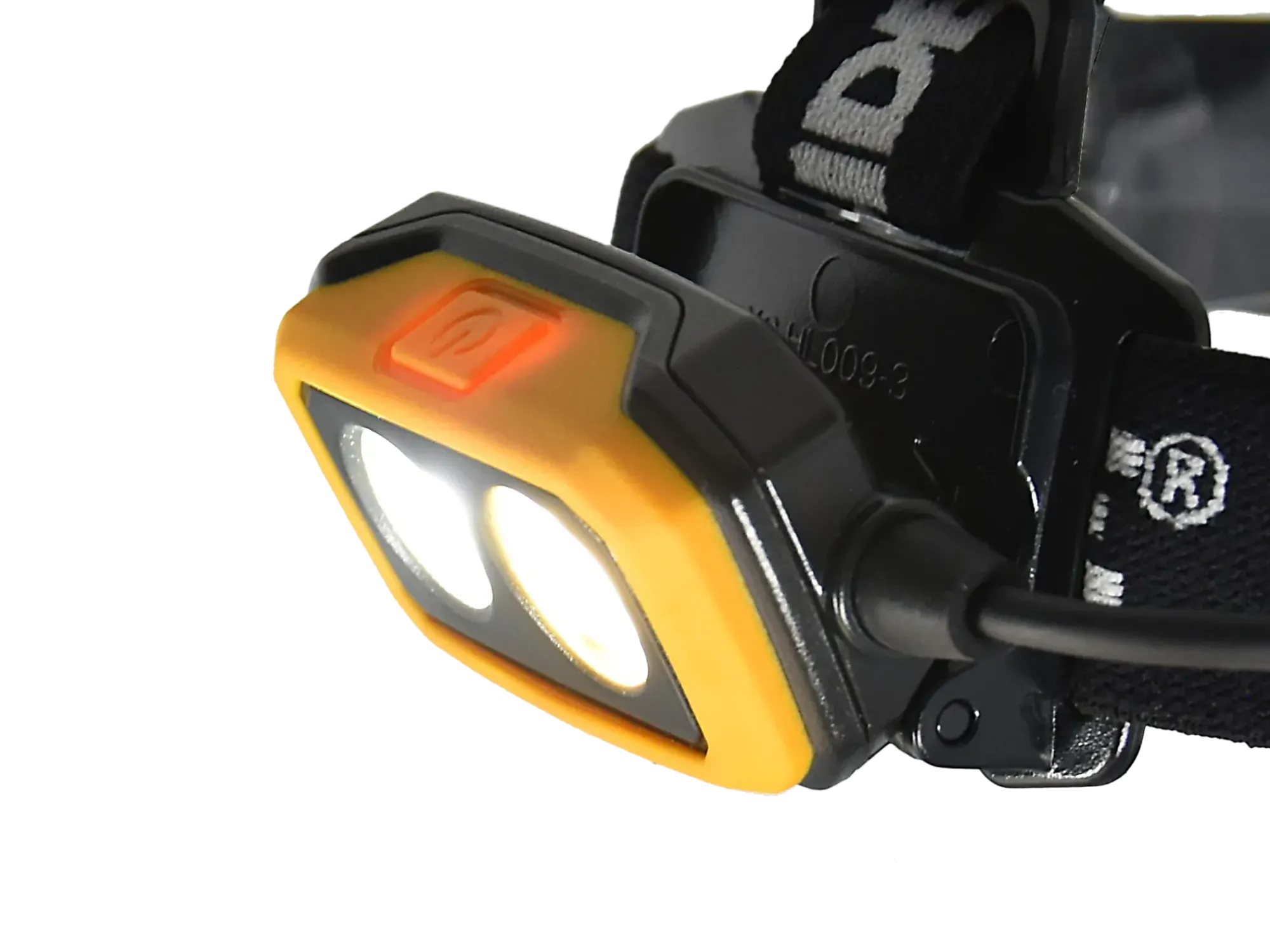 Hodelykt Twin Beam 600lm oppladbar-Ironside Outlet
