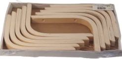 HYLLEKNEKT LAM BØK 150X175MM-Pn Beslag Best
