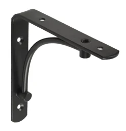 HYLLEKNEKT MIAMI ANTRASITTGRÅ 125X125MM-Pn Beslag New
