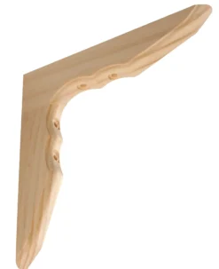 Hylleknekt prof furu 180x180mm-Pn Beslag New