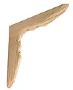 Hylleknekt prof furu 180x180mm-Pn Beslag New