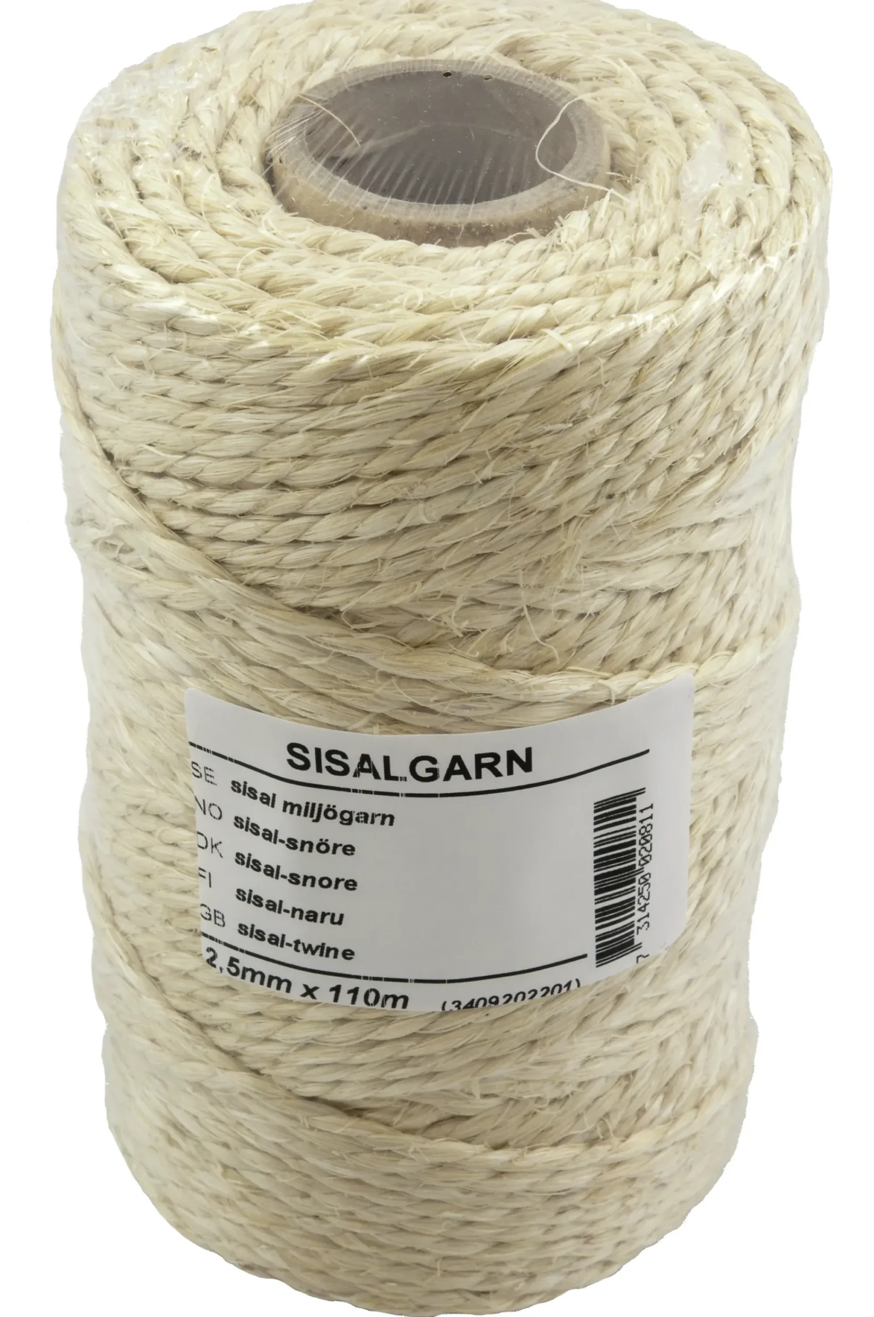 Hyssing Sisal 2,5x110m-Poly Produkter Best