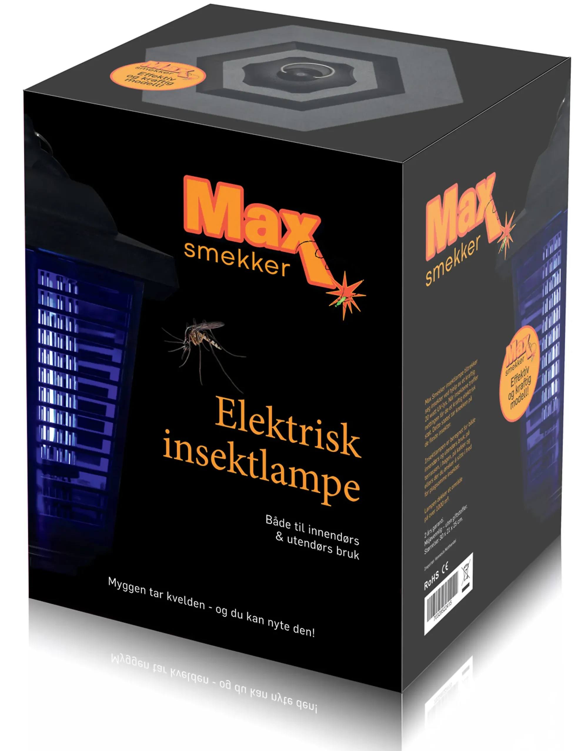 Insektlampe myggfelle UV 20w-Max smekker Online