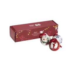 Julekule Mummi Mini 50mm 3stk-Moomin Arabia Outlet