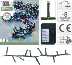 Julelys 1000 multifarget led 20m ute/inne-Ki Outlet