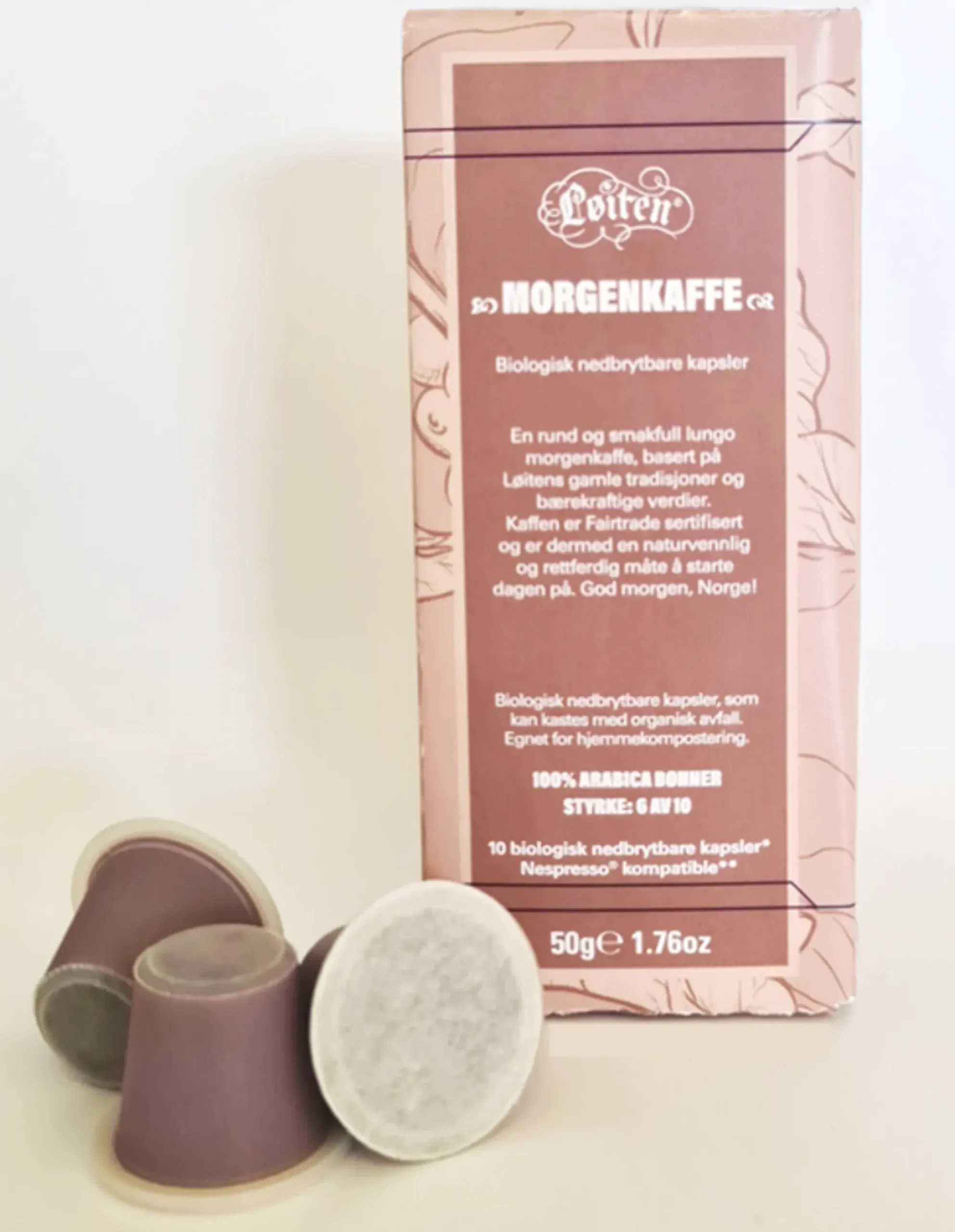Kaffekapsler Morgen Løiten- New