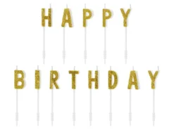 Kakelys Happy Birthday 13 deler-Partydeco Clearance