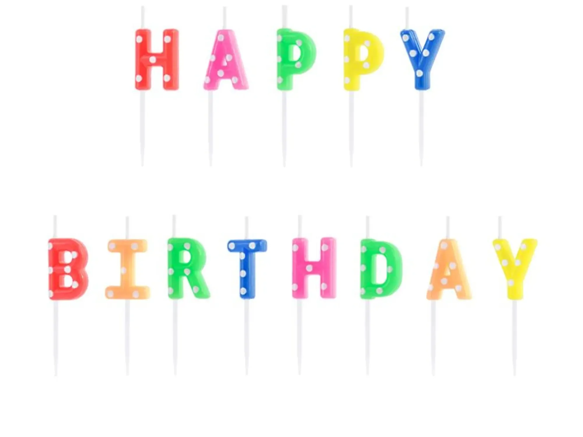 Kakelys Happy Birthday mix 13 deler-Partydeco