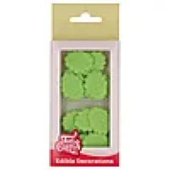 Kakepynt blader marsipan12stk 2x3cm-Funcakes Hot