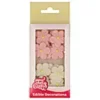 Kakepynt blomster marsipan 12stk 3cm-Funcakes Hot