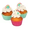 Kakepynt enhjørning 12stk-Funcakes Clearance