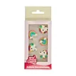 Kakepynt enhjørning 12stk-Funcakes Clearance