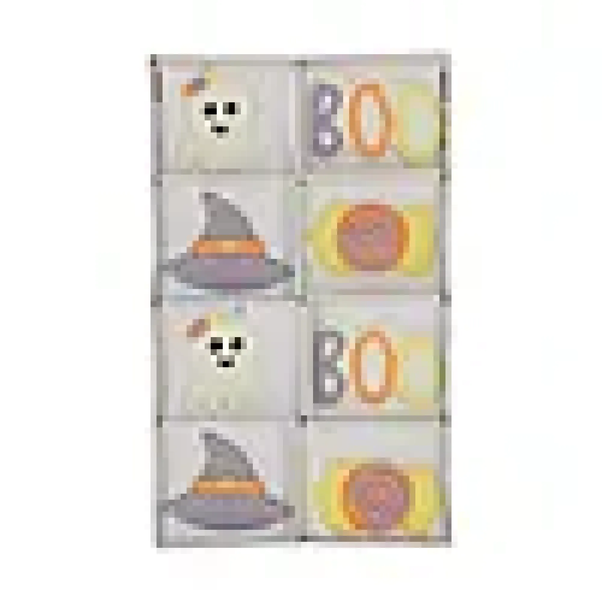 Kakepynt Halloween pastell 8stk-Wilton Clearance