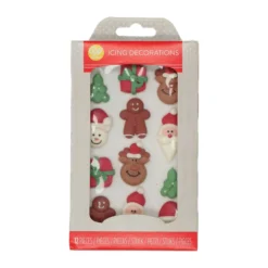 Kakepynt Julemotiv 12stk-Wilton Outlet