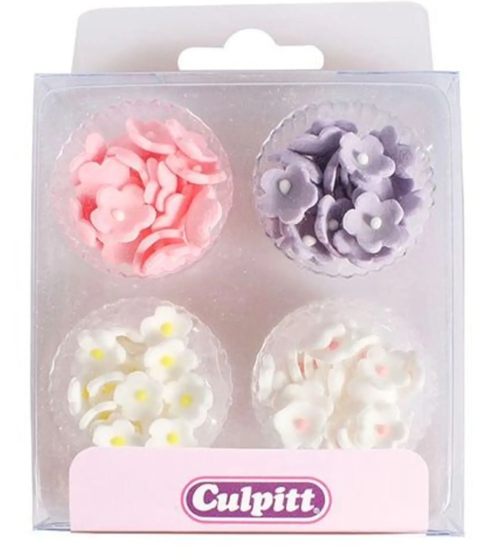 Kakepynt mini blomster 100stk-Cacas Discount