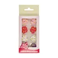 Kakepynt spiselig miniblomster 32stk-Funcakes Clearance