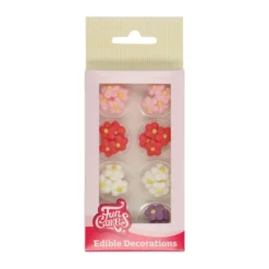 Kakepynt spiselig miniblomster 32stk-Funcakes Clearance