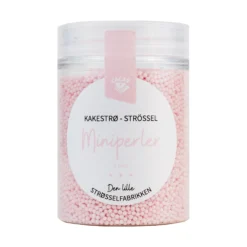 Kakestrø miniperler rosa pastell 90g-Cacas Clearance