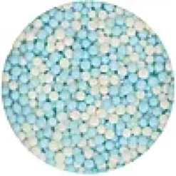 Kakestrø Soft Perler Blå og Hvite 60g-Funcakes Outlet