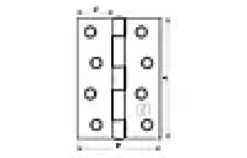 Kanthengsel 1505 sv 101mm-Pn Beslag New