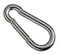 Karabinkrok elektro galvanisert 8x80mm-Pn Beslag Clearance
