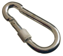 KARABINKROK MED LÅS ELEKTRO GALVANISERT 8X80MM-Pn Beslag Clearance